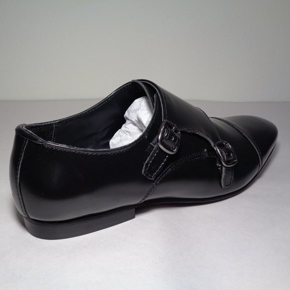 WALK London Size 11 LUCA Black New Monk Shoes - Picture 4 of 14